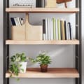 Miniatyrbild 1 av 2: Hyllplan 80x40x(2-6) cm obehandlad massiv ek