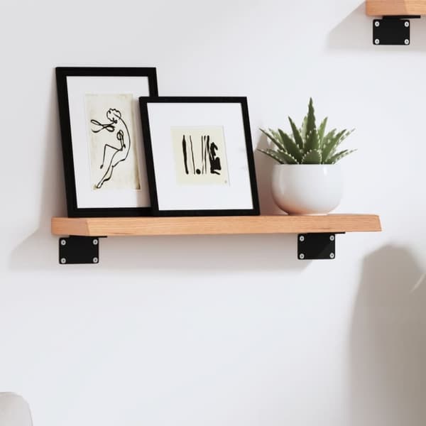 Bordsskiva ljusbrun 40x10x2 cm behandlad massiv ek