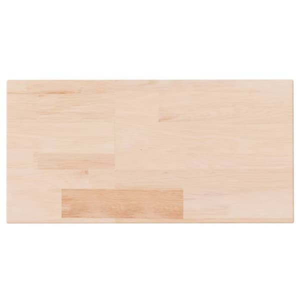 Hyllplan 40x20x2,5 cm obehandlad massiv ek