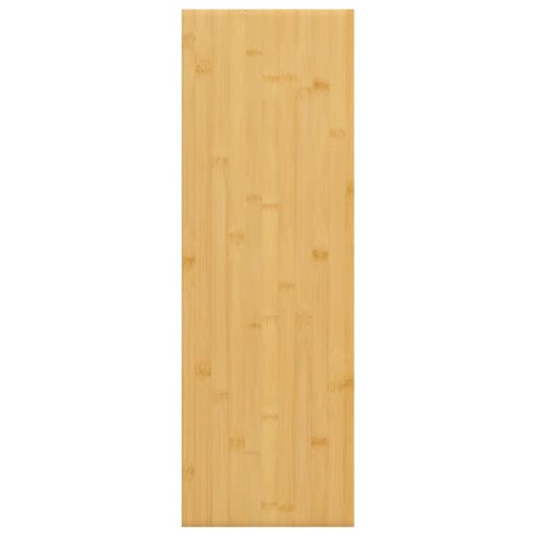 Vägghylla 60x20x1,5 cm bambu