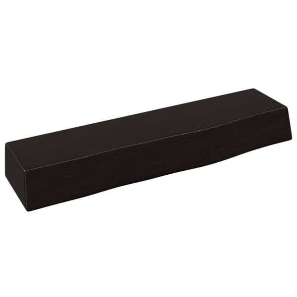 Vägghylla mörkbrun 40x10x6 cm behandlad massiv ek