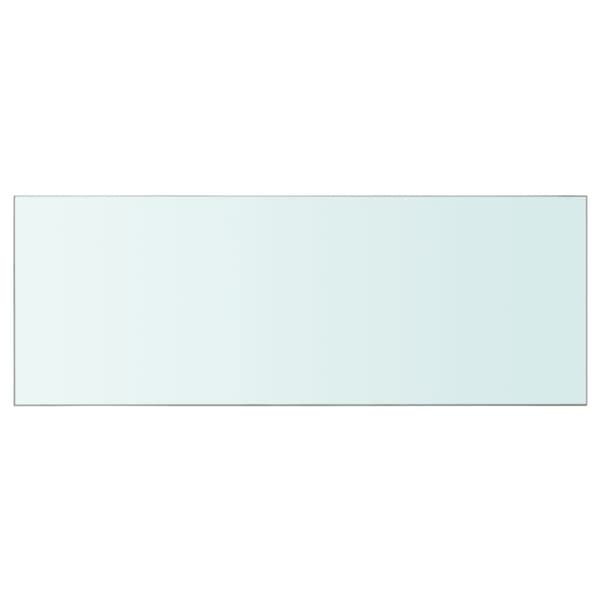 Hyllplan glas genomskinlig 80x30 cm