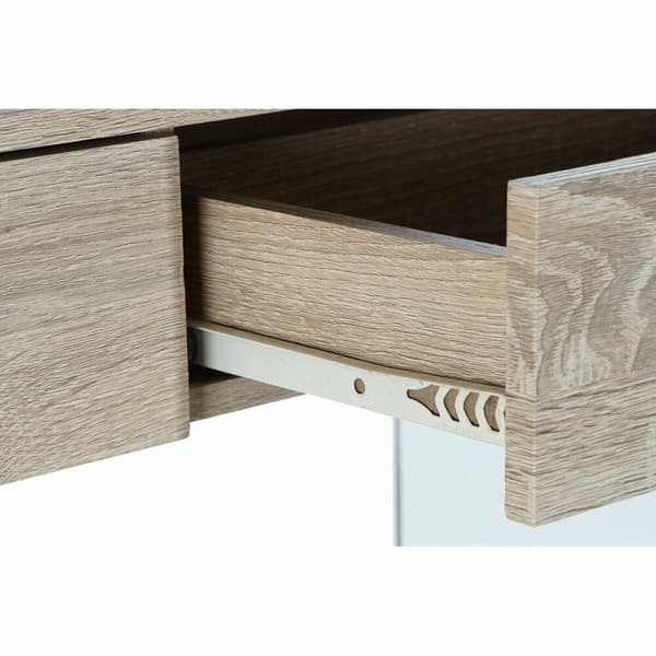 Hyllyt DKD Home Decor 90 x 35 x 180 cm Kristalli Luonnollinen Puu Läpinäkyvä Puu MDF