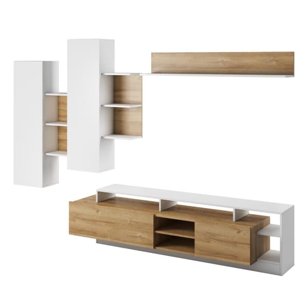 FURNLUX SEINÄKAAPPI ALVA VALKOINEN 260CM