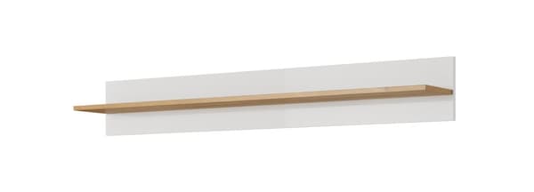 FURNLUX VÄGGHYLLA ARKAD VIT 138CM