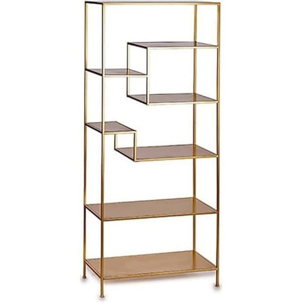 Liten extra möbel - PRESENTDEKOR - Metallhyllor - 30 x 170 x 75 cm - För vuxna - Trapets