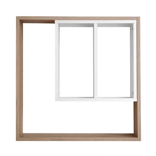 Etagère murale avec rangements Soest 3 - L58,3 x H 58,6 cm