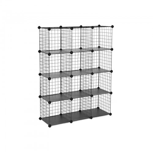 Plug-in hyllsystem med 12 gallerkuber