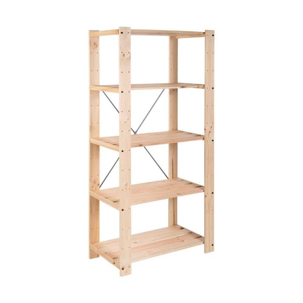 Hylder Astigarraga Evolution 5 174,5 x 76,5 x 38,5 cm Brun Fyrretræ 5 Hylder