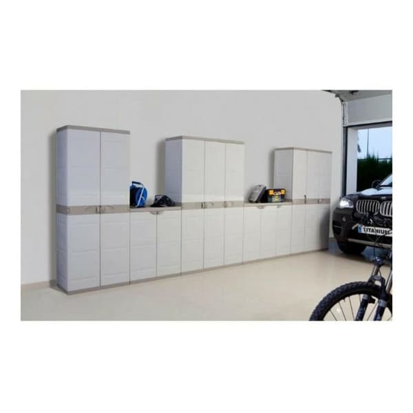 Skåp Plastiken Titan Plast Harts (176 x 70 x 45 cm)