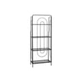 Miniatyrbild 4 av 5: Bokhylla Home ESPRIT Svart Metall 60 x 27 x 160 cm