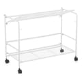 Miniatyrbillede 3 af 3: Hylder Confortime Hvid Jern Foldbar Med hjul (67 x 30 x 44,8 cm)