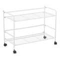 Miniatyrbillede 2 af 3: Hylder Confortime Hvid Jern Foldbar Med hjul (67 x 30 x 44,8 cm)