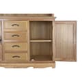 Miniatyrbillede 5 af 7: Spisekammer DKD Home Decor Natur 124,5 x 39 x 201,8 cm Gran Aluminium Træ MDF
