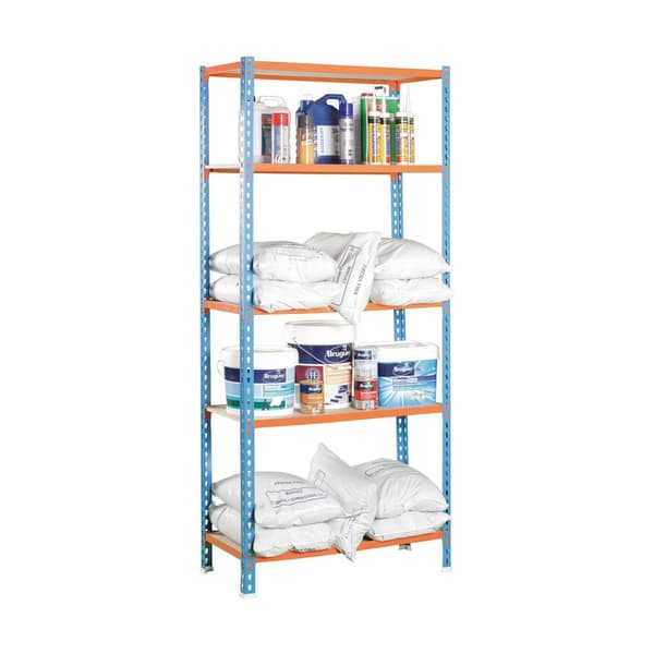 Hylder Simon Rack Maderclick 5/400 750 kg Metal 5 Hylder spånplade (180 x 90 x 40 cm)