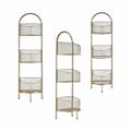 Miniatyrbillede 3 af 3: Hylder Gylden Metal 21,2 x 97 x 28,5 cm (4 enheder)