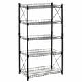 Miniatyrbillede 2 af 2: Hylder Confortime Metal Sort 52 x 34 x 110 cm (2 enheder)