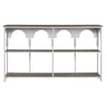 Miniatyrbillede 8 af 8: Hylder Home ESPRIT Hvid Natur Metal 159 X 36,5 X 91 cm