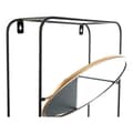 Miniatyrbillede 2 af 3: Badeværelse reol DKD Home Decor Krystal Sort Metal (32 x 12 x 65 cm)