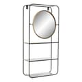 Miniatyrbillede 1 af 3: Badeværelse reol DKD Home Decor Krystal Sort Metal (32 x 12 x 65 cm)