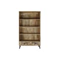Pikkukuva 3 / 5: Hyllyt DKD Home Decor Musta Metalli Tummanruskea Mangopuu 100 x 40 x 180 cm