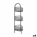 Pikkukuva 1 / 3: Hyllyt Musta Metalli 21,2 x 97 x 28,5 cm (4 osaa)