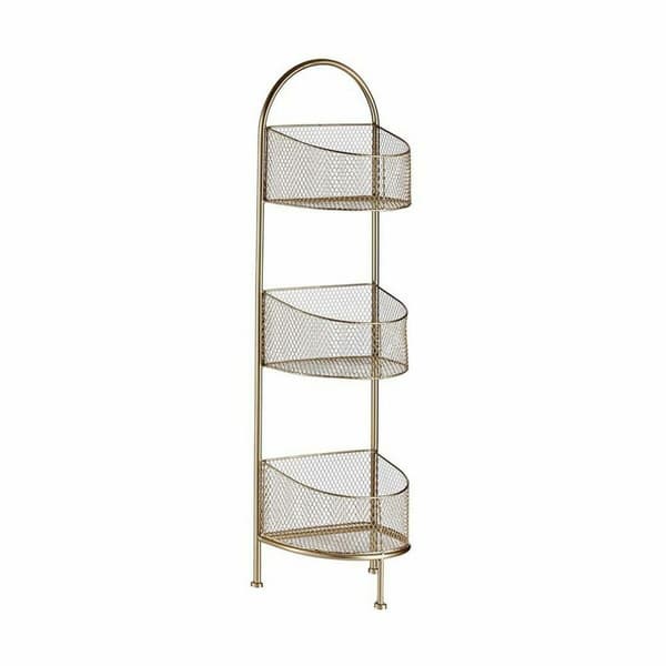 Hyllyt Kullattu Metalli 21,2 x 97 x 28,5 cm (4 osaa)