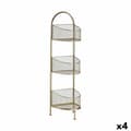 Pikkukuva 1 / 3: Hyllyt Kullattu Metalli 21,2 x 97 x 28,5 cm (4 osaa)