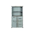 Miniatyrbillede 9 af 10: Hylder Home ESPRIT Turkisblå Himmelblå Metal Træ MDF 87 x 44 x 168,5 cm