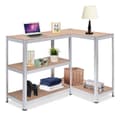 Pikkukuva 3 / 8: Hyllyt Greenblue GB378 180 x 90 x 40 cm Harmaa Galvanoitu teräs Puu MDF 75 Kg