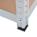 Pikkukuva 6 / 8: Hyllyt Greenblue GB378 180 x 90 x 40 cm Harmaa Galvanoitu teräs Puu MDF 75 Kg