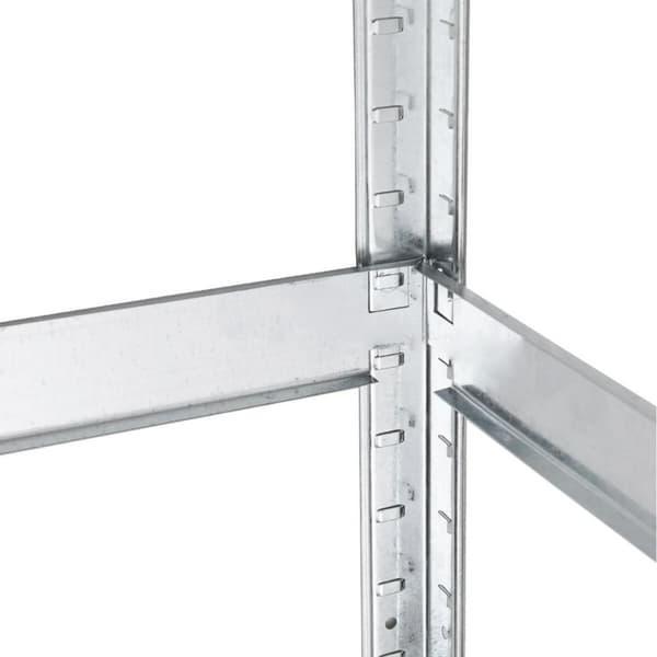 Hylder Greenblue GB378 180 x 90 x 40 cm Grå Galvaniseret stål Træ MDF 75 Kg