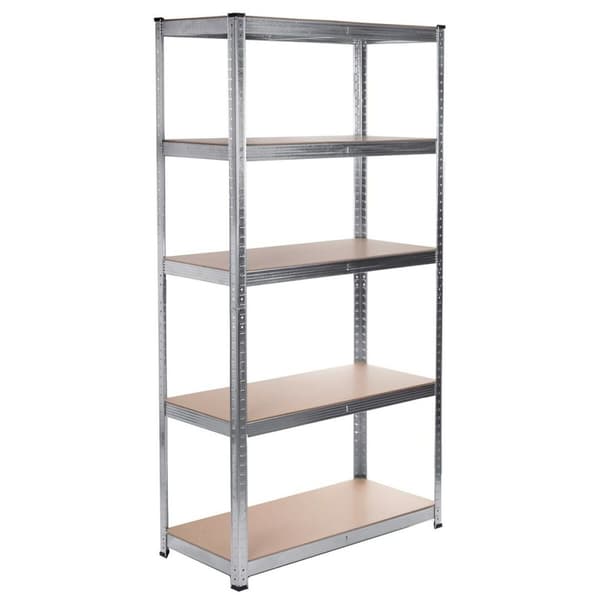 Hylder Greenblue GB378 180 x 90 x 40 cm Grå Galvaniseret stål Træ MDF 75 Kg