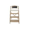 Miniatyrbillede 8 af 9: Hylder Home ESPRIT Sort Bræt Gran 98 x 68 x 192 cm
