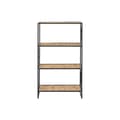 Pikkukuva 4 / 4: Hyllyt Home ESPRIT Musta Metalli Kuitu 50 x 25 x 88 cm