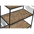 Pikkukuva 2 / 4: Hyllyt Home ESPRIT Musta Metalli Kuitu 50 x 25 x 88 cm
