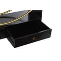 Miniatyrbillede 3 af 6: Hylder DKD Home Decor Sort Gylden Metal Poppel 160 x 35 x 180 cm