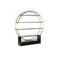 Miniatyrbillede 1 af 6: Hylder DKD Home Decor Sort Gylden Metal Poppel 160 x 35 x 180 cm