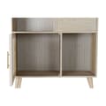 Pikkukuva 5 / 6: Hyllyt Home ESPRIT Luonnollinen Paolownia wood Puu MDF 90 x 37 x 189 cm