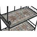 Pikkukuva 3 / 6: Hyllyt Home ESPRIT Musta Monivärinen Keraminen Rauta 3 Hyllyt 54 x 29 x 121 cm 58 x 31,5 x 117 cm