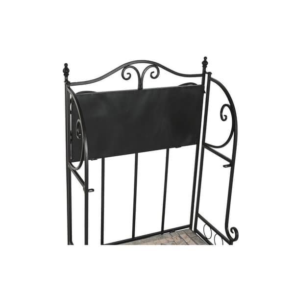Hyllyt Home ESPRIT Musta Monivärinen Keraminen Rauta 3 Hyllyt 54 x 29 x 121 cm 58 x 31,5 x 117 cm
