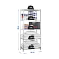 Pikkukuva 3 / 4: Hyllyt Simon Rack Maderclick 5/400 750 kg Metalli Puu 5 Hyllyt lastulevy (180 x 90 x 40 cm)