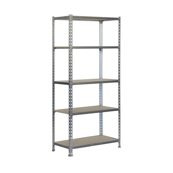 Hyllyt Simon Rack Maderclick 5/400 750 kg Metalli Puu 5 Hyllyt lastulevy (180 x 90 x 40 cm)