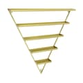Miniatyrbild 1 av 2: Displayställ, Väggmonterade, Modern Design,Guld