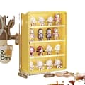 Miniatyrbillede 1 af 2: Opbevaringsboks, Støvfri Organizer, Vægmonteret Display,Gul-L-2PCS