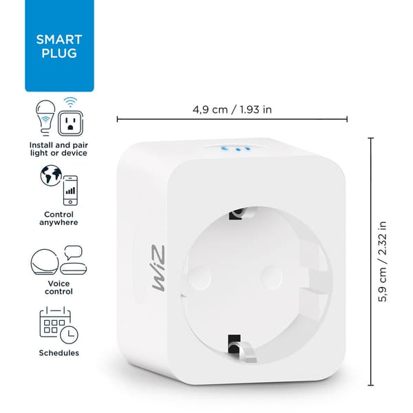 WiZ Smart Plugg WiFi m/strømmåling