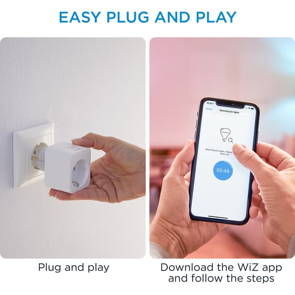 WiZ Smart Plugg WiFi m/strømmåling