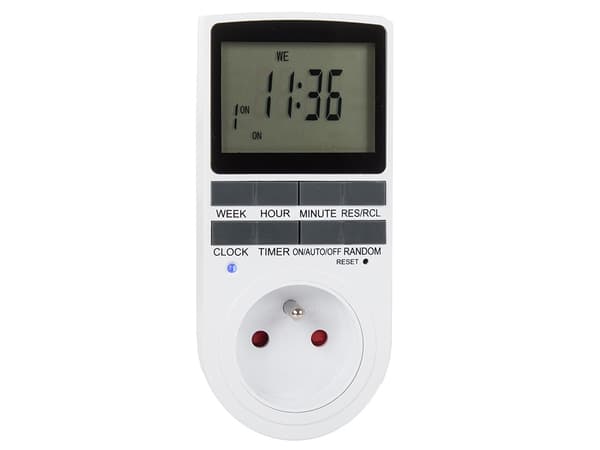 Strömbrytare med Timer - Automatiskt på/av stängning