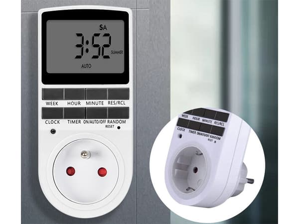 Strömbrytare med Timer - Automatiskt på/av stängning