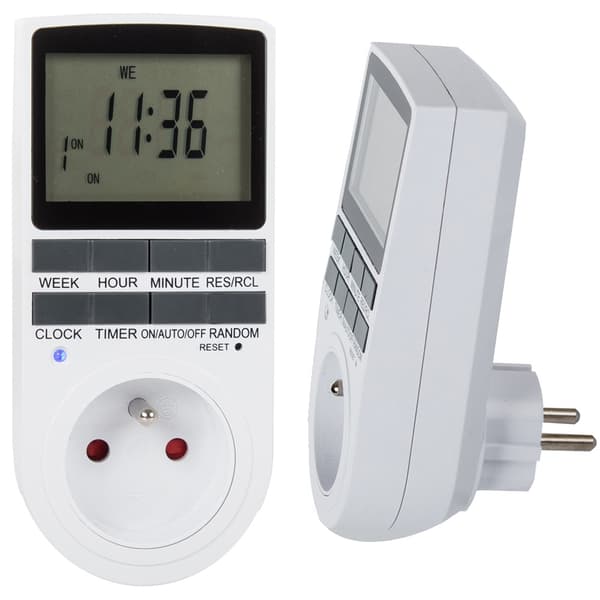 Strömbrytare med Timer - Automatiskt på/av stängning